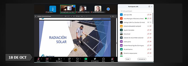 DOCENTES DEL ITSCH PARTICIPAN EN CAPACITACIÓN EN ENERGÍA SOLAR FOTOVOLTAICA