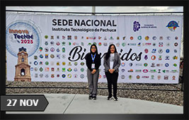 PARTICIPACIÓN DE DOCENTES INVESTIGADORAS DEL ITSCH COMO EVALUADORAS EN CUMBRE NACIONAL DE DESARROLLO TECNOLÓGICO, EMPRENDIMIENTO E INNOVACIÓN, INNOVATECNM 2025, ETAPA NACIONAL. PACHUCA, HIDALGO.