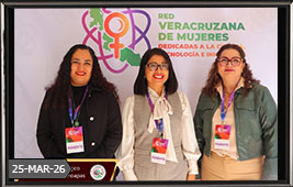 PRESENCIA DEL ITSCH EN EL SEGUNDO ENCUENTRO ANUAL DE LA RED VERACRUZANA DE MUJERES DEDICADAS A LA CIENCIA, TECNOLOGÍA E INNOVACIÓN.