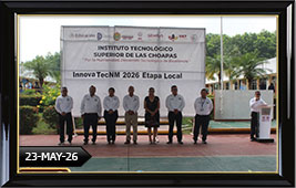 EN EL TECNM CAMPUS LAS CHOAPAS SE REALIZA EL EVENTO CUMBRE NACIONAL DE DESARROLLO TECNOLÓGICO, EMPRENDIMIENTO E INNOVACIÓN, INNOVATECNM EN SU ETAPA LOCAL